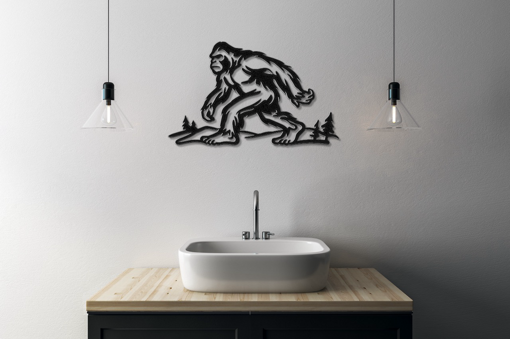 Bigfoot Metal Wall Art