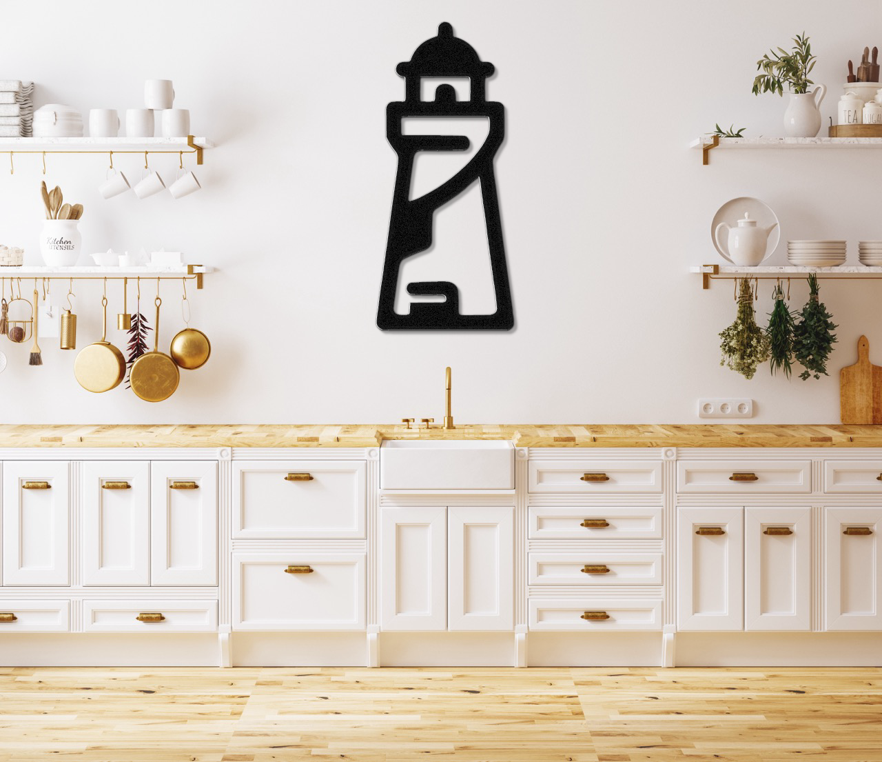 Lighthouse Metal Wall Art
