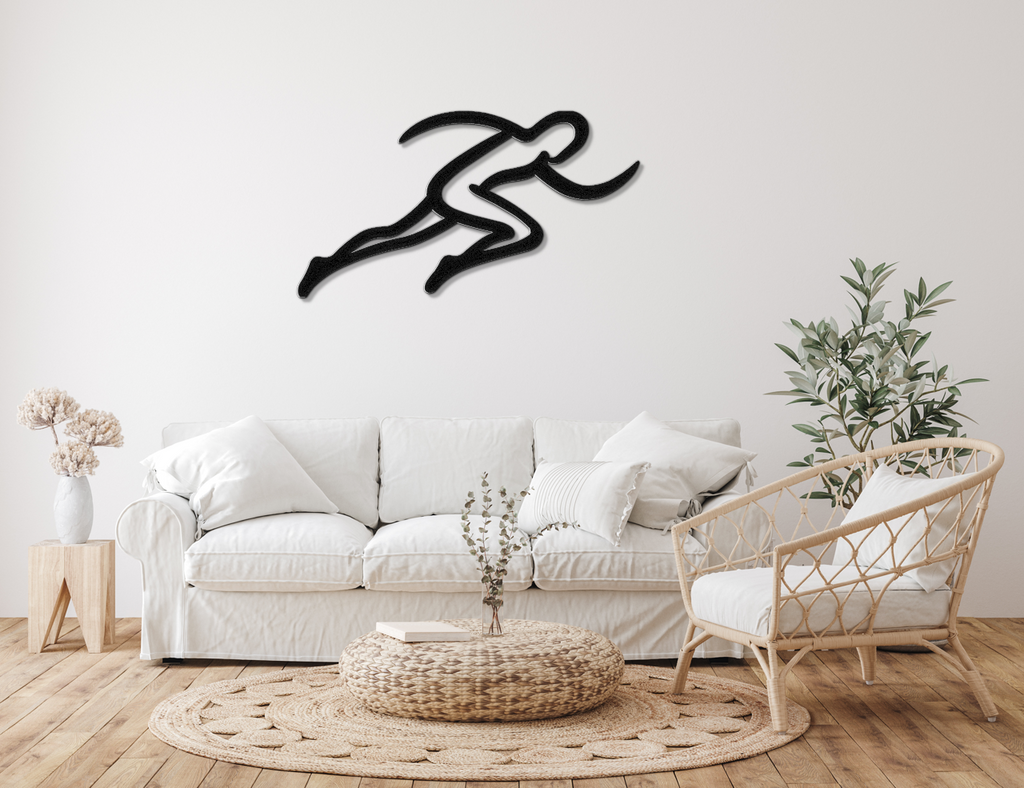 Runner Metal Wall Art