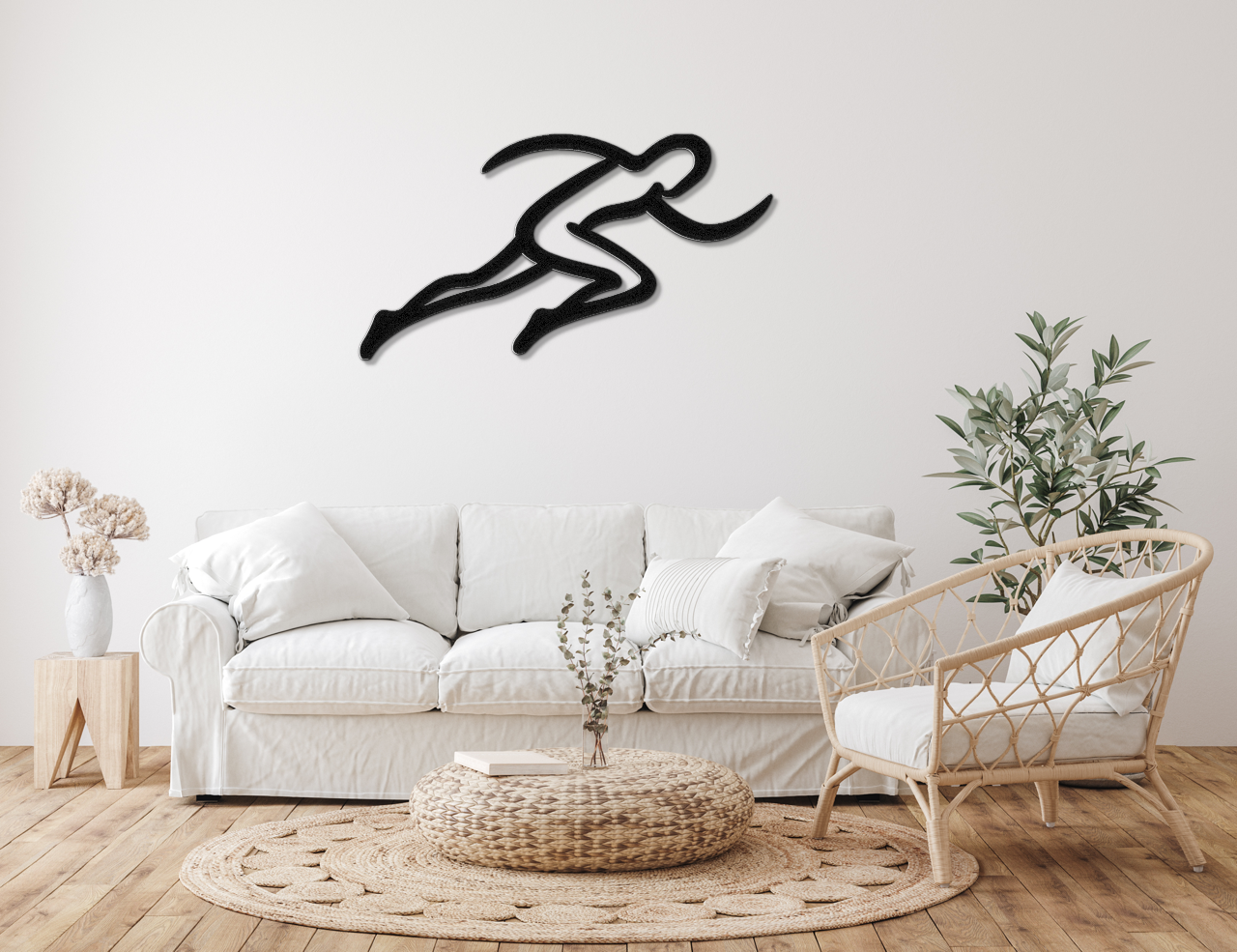 Runner Metal Wall Art