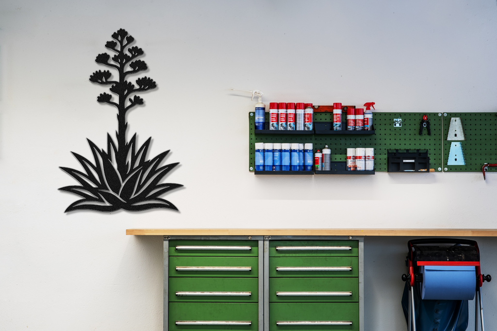 Blooming Agave Metal Wall Art