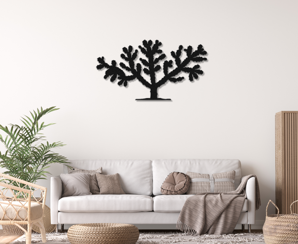Cholla Cactus Metal Wall Art