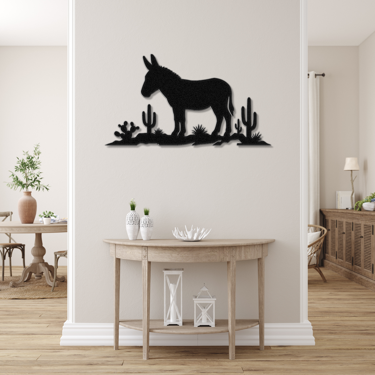 Burro Metal Wall Art