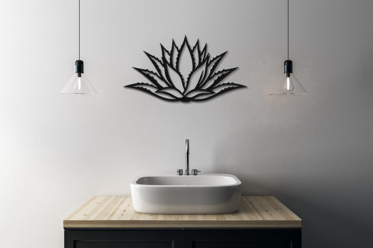 Agave Metal Wall Art