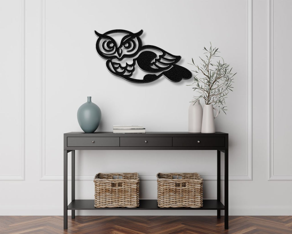 Owl Metal Wall Art
