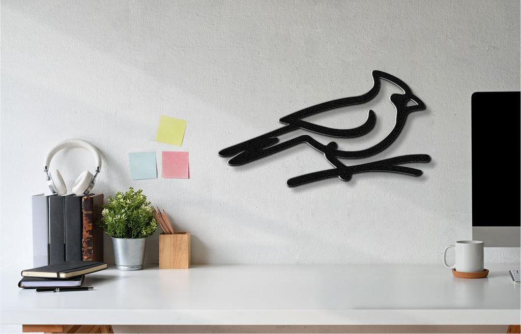 Cardinal Metal Wall Art