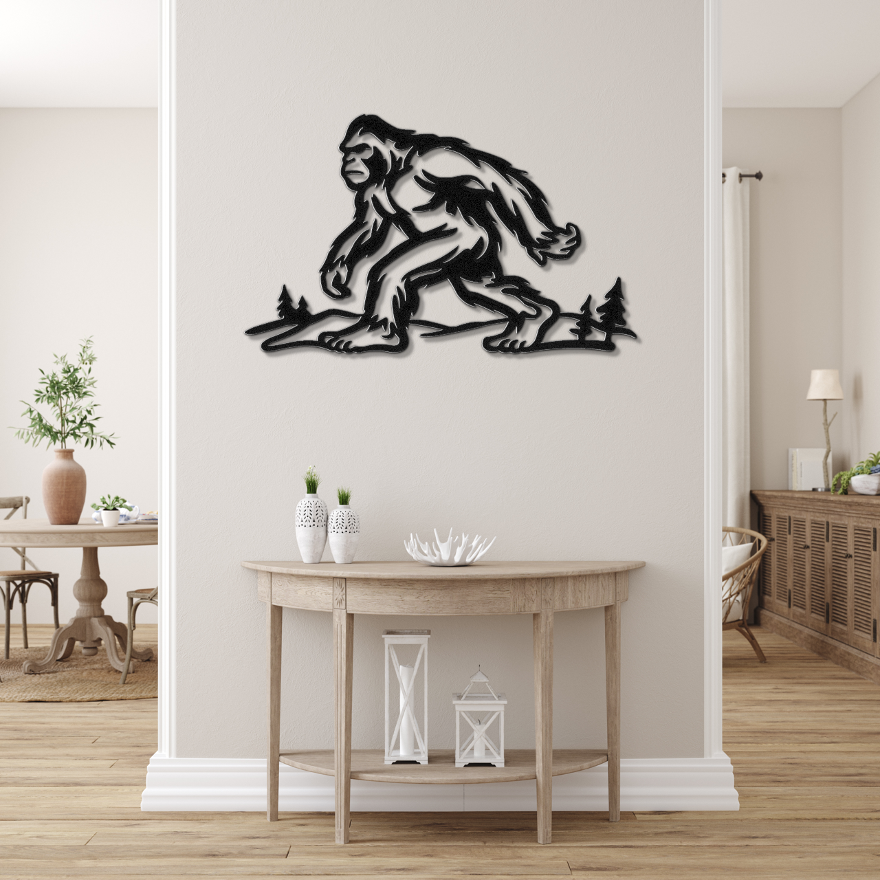 Bigfoot Metal Wall Art