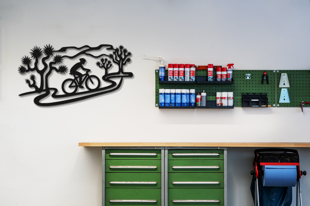 Joshua Tree Cycling Metal Wall Art