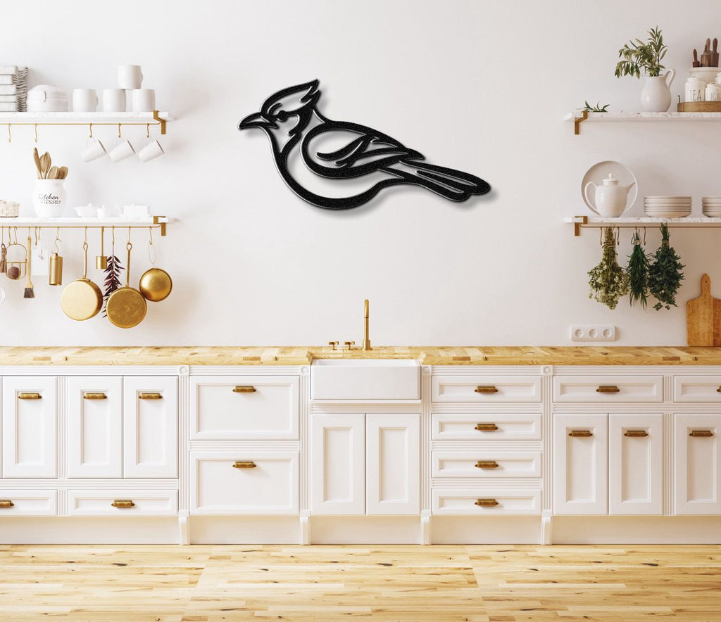 Blue Jay Metal Wall Art