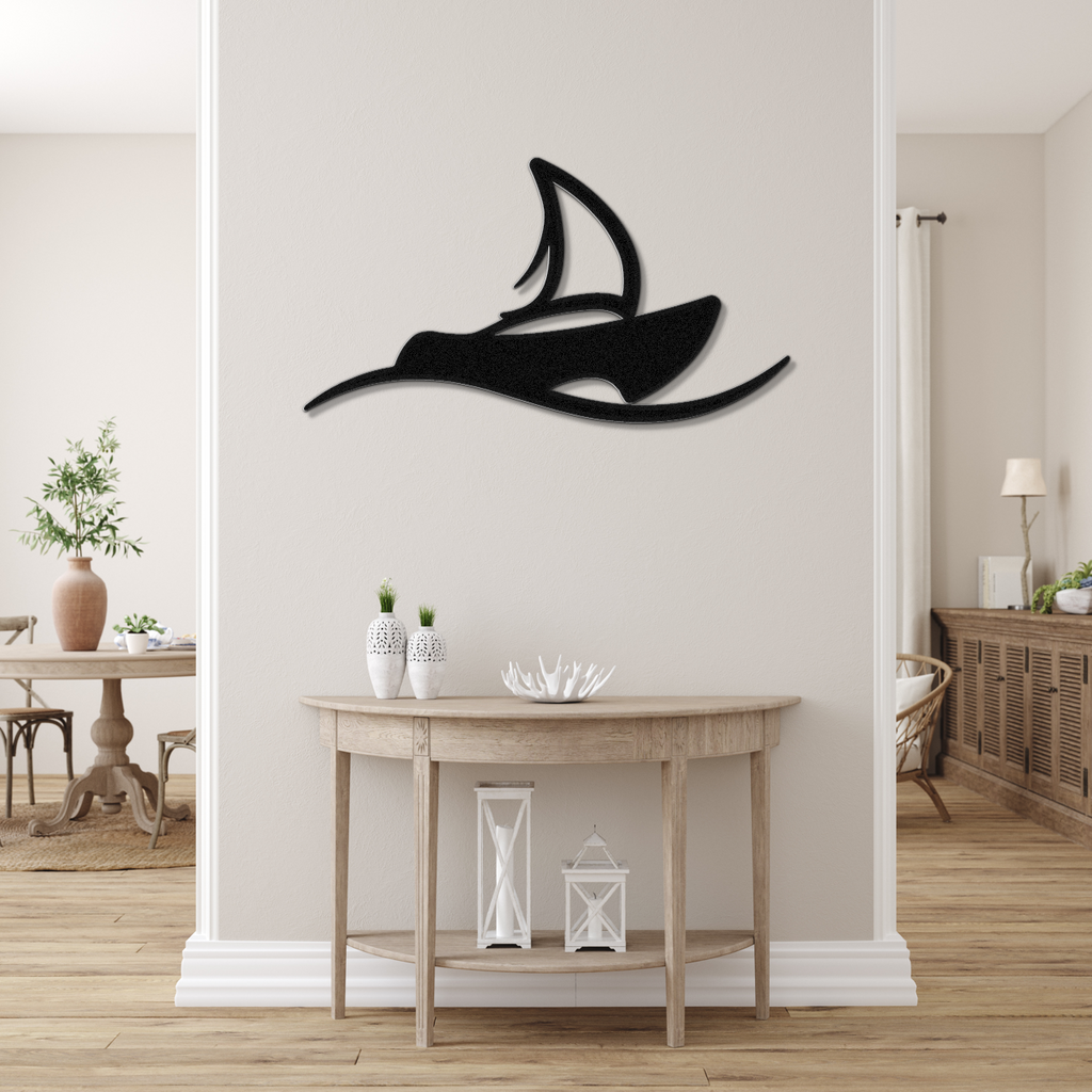 Sailboat Metal Wall Art