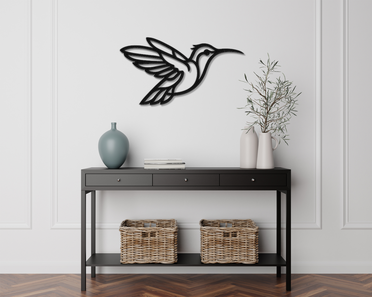 Hummingbird Metal Wall Art