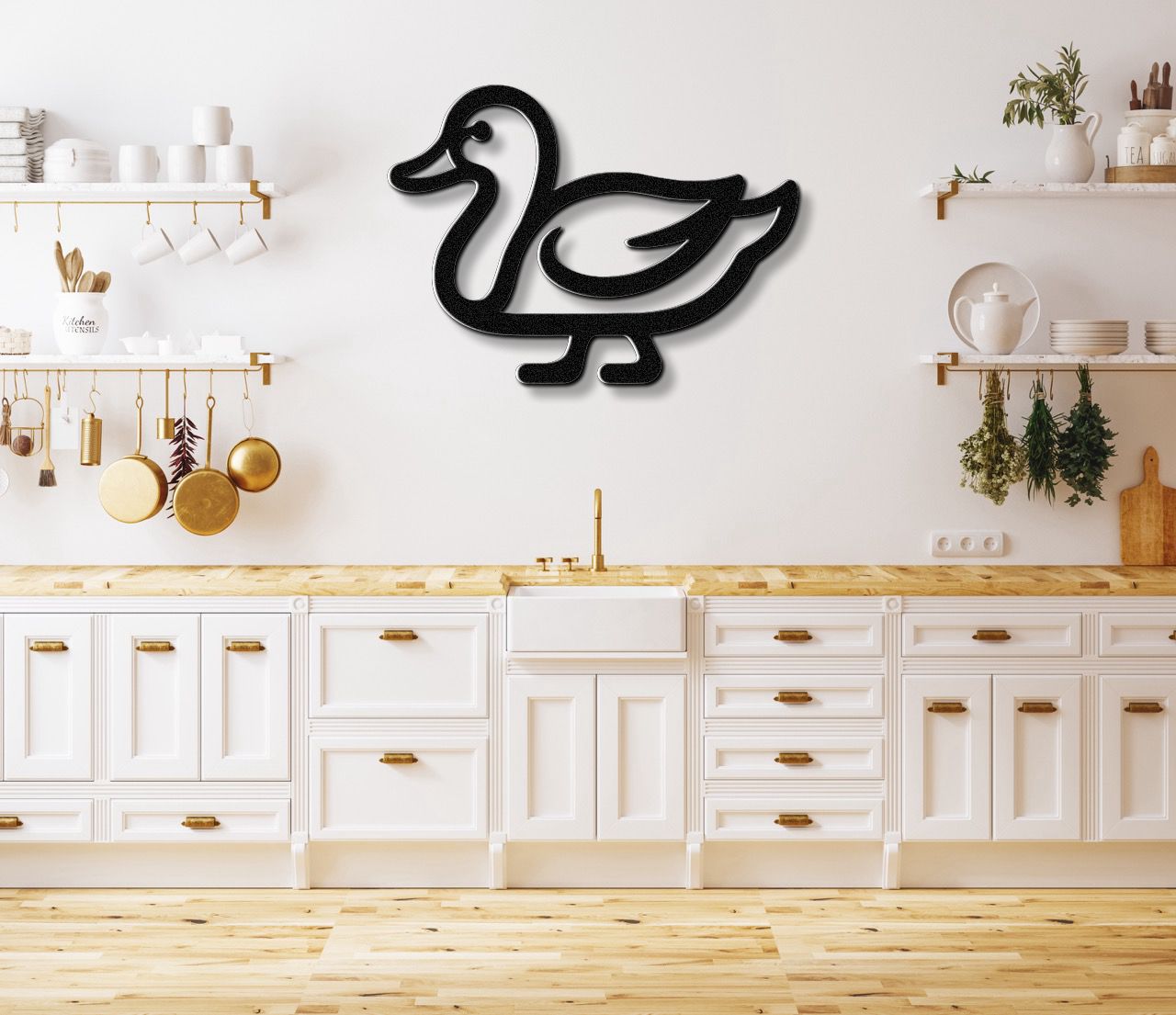 Duck Metal Wall Art