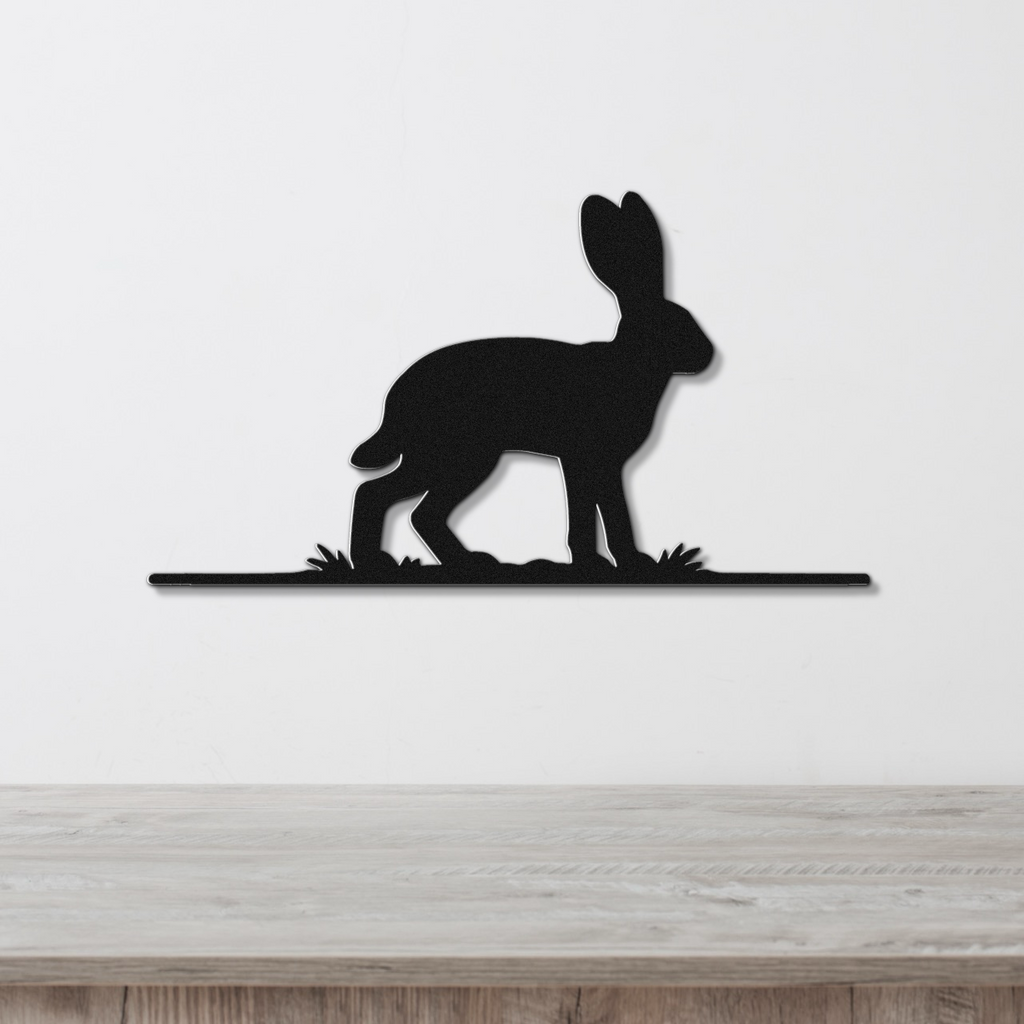 Jackrabbit Metal Wall Art