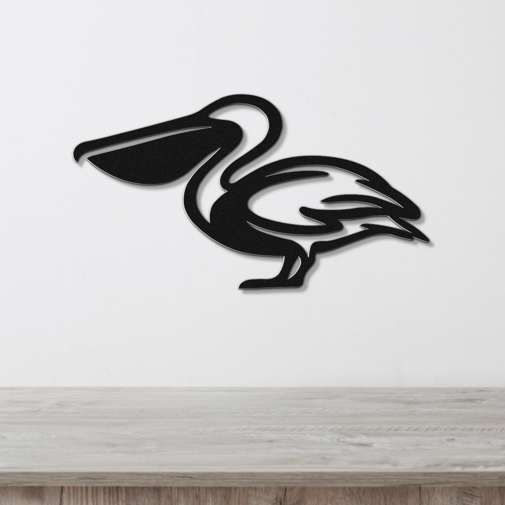 Pelican Metal Wall Art