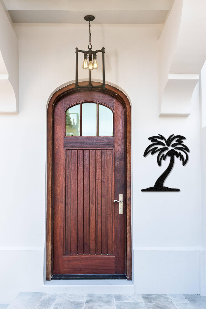 Palm Tree Metal Wall Art
