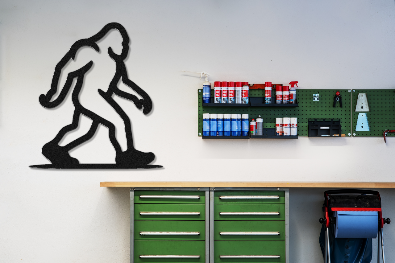 Bigfoot Metal Wall Art