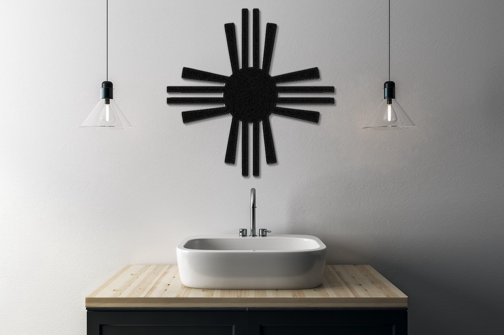 Zia Sun Symbol Metal Wall Art