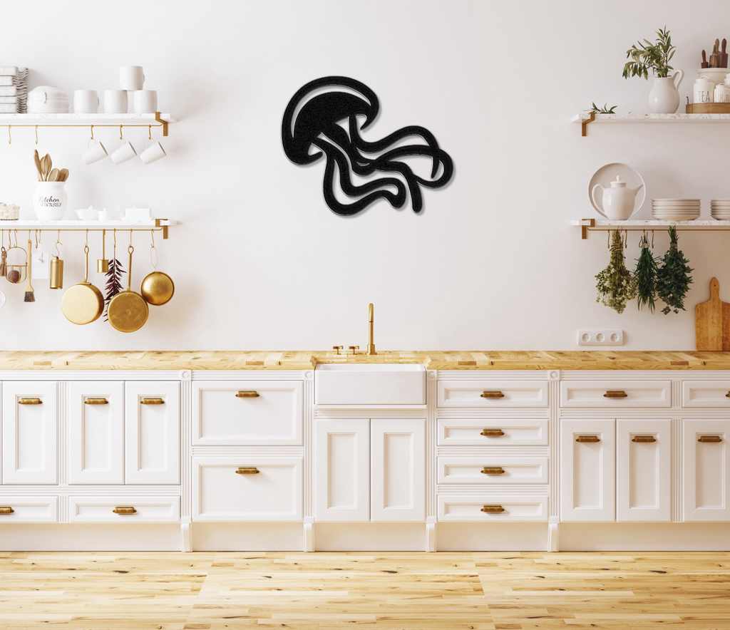 Jellyfish Metal Wall Art