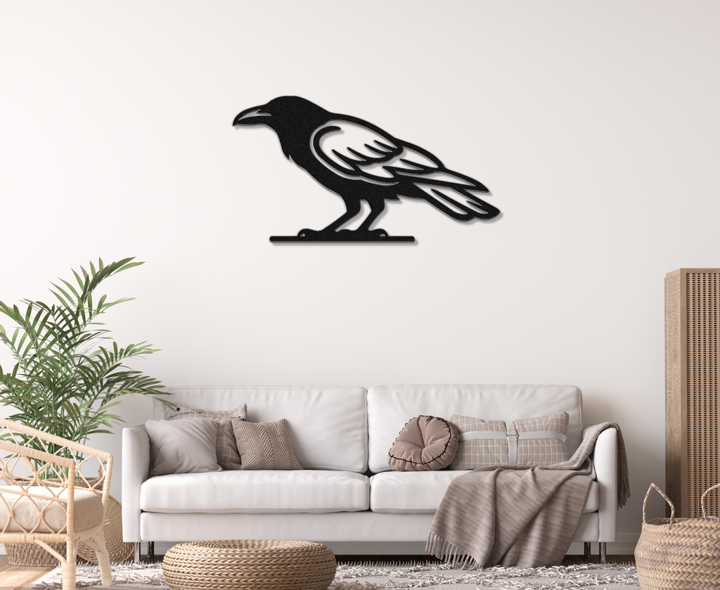 Raven Metal Wall Art