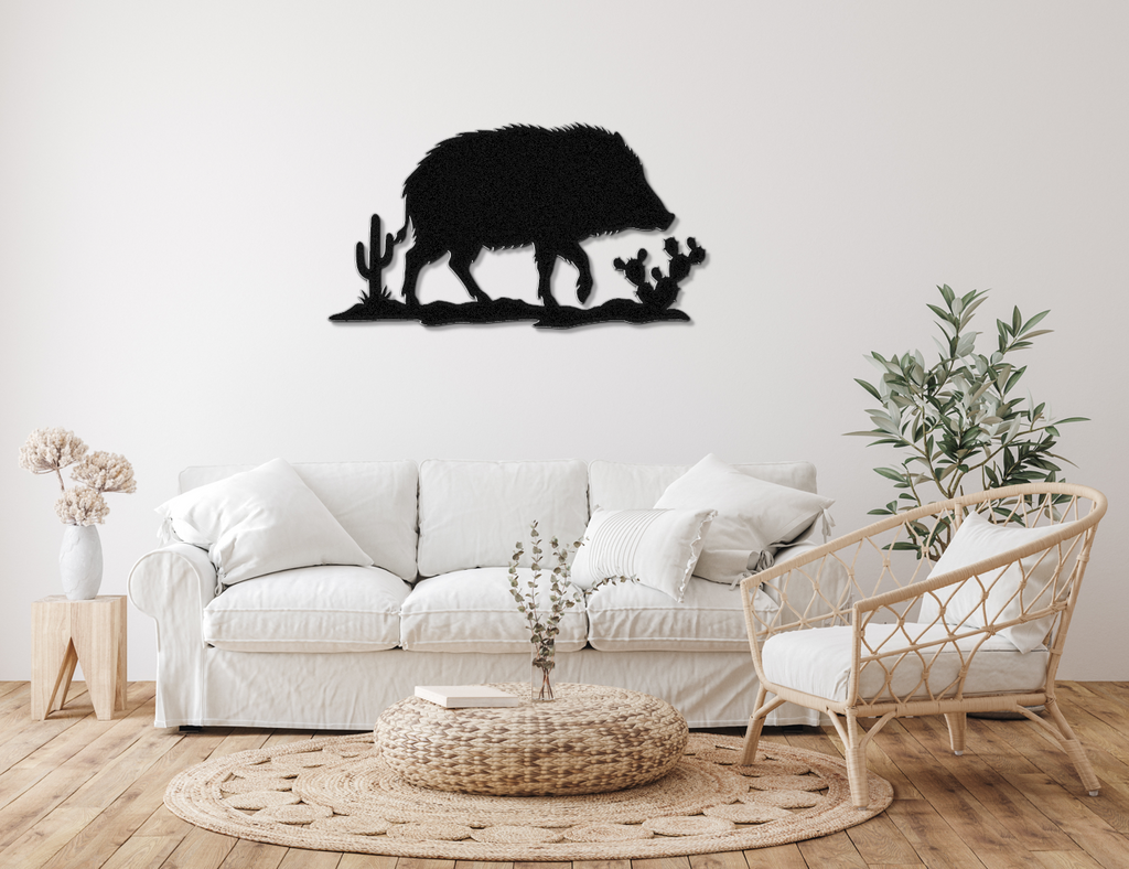 Javelina Metal Wall Art