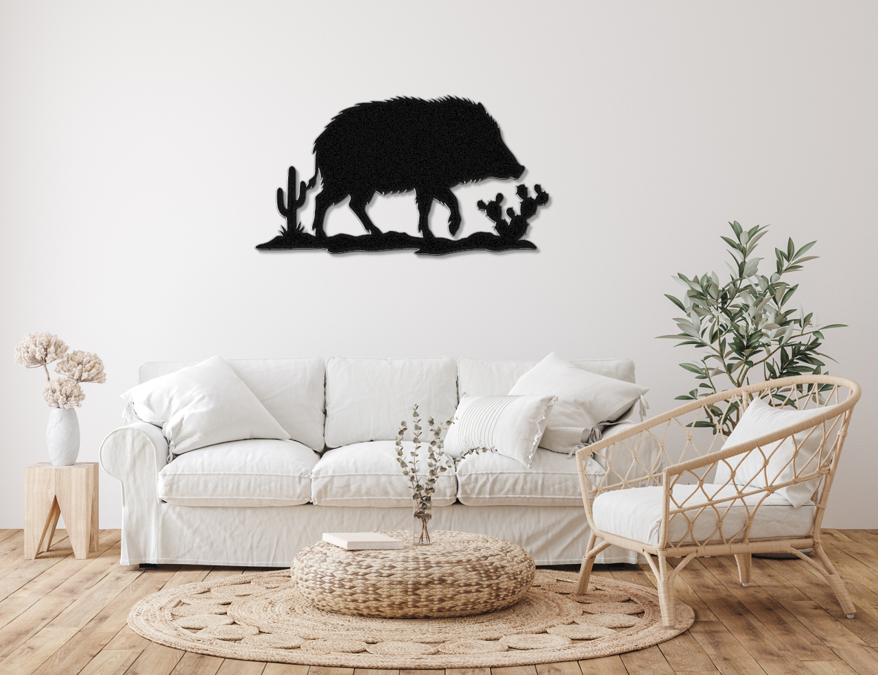 Javelina Metal Wall Art