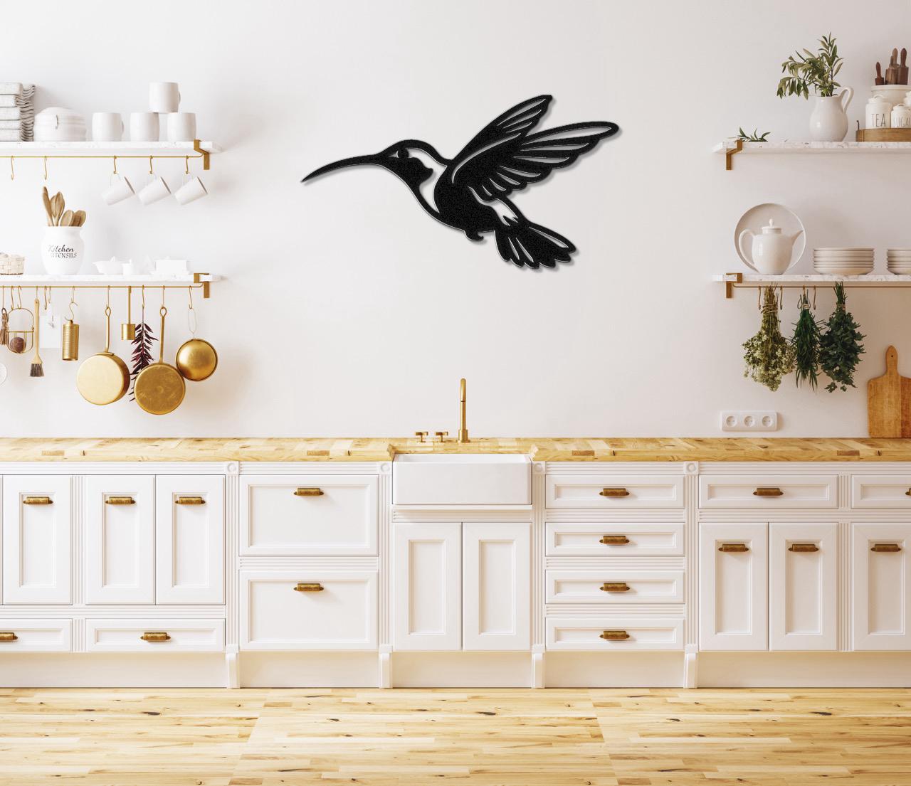 Hummingbird Metal Wall Art