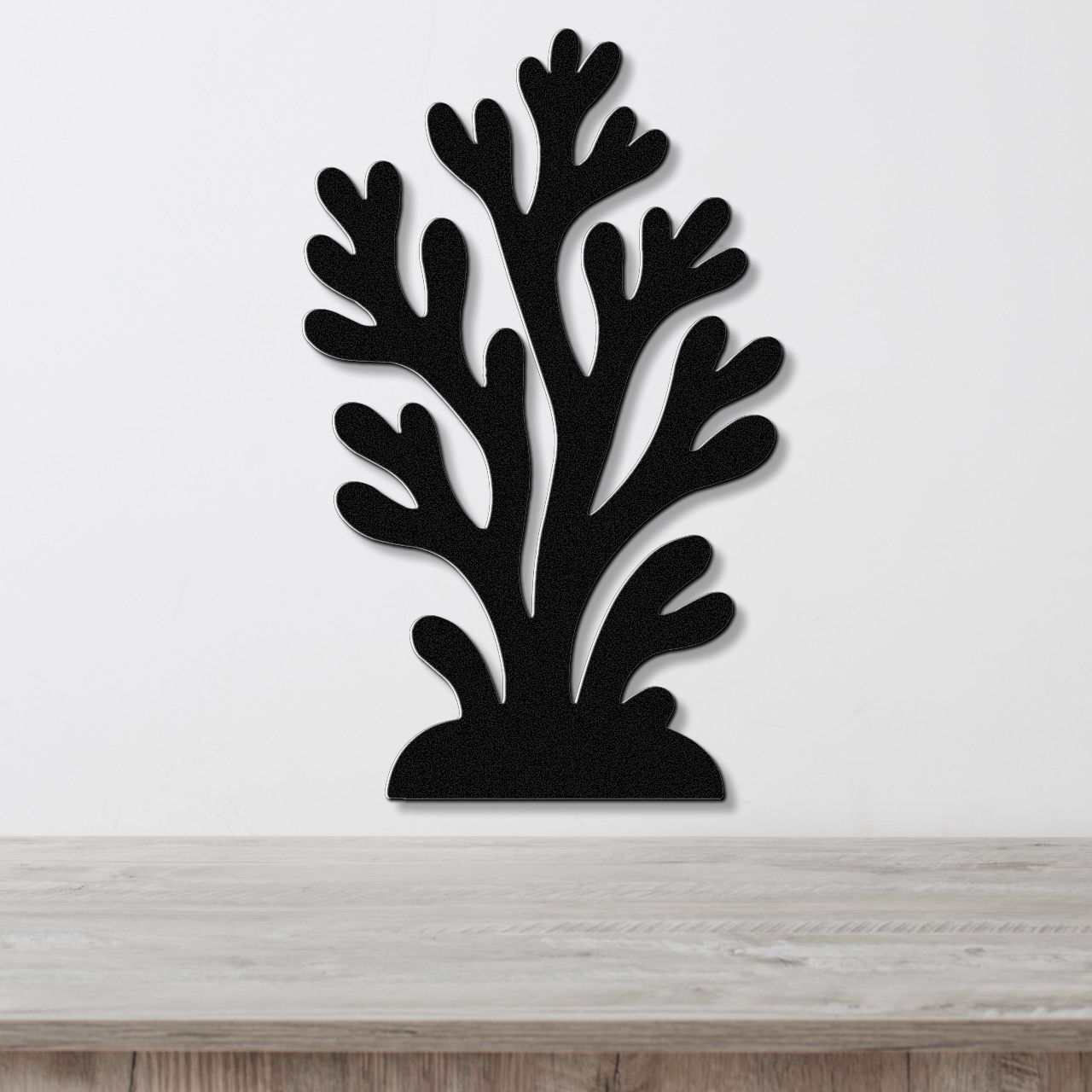 Coral Metal Wall Art