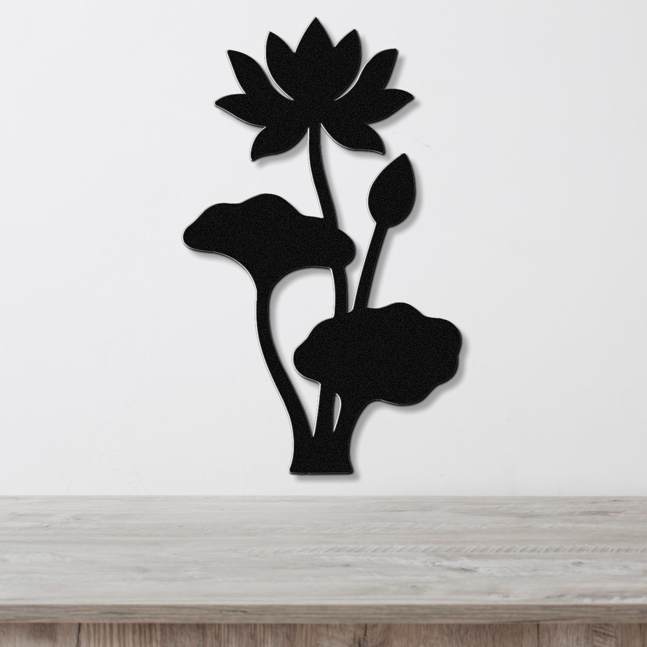 Lotus Water Lily Metal Wall Art