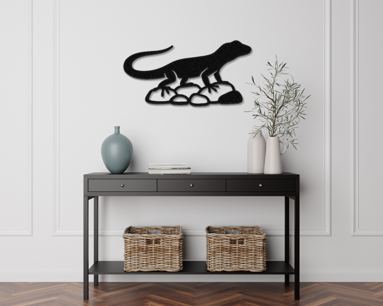 Lizard Metal Wall Art