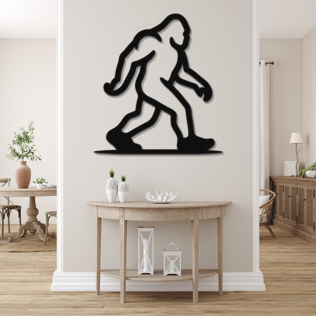 Bigfoot Metal Wall Art