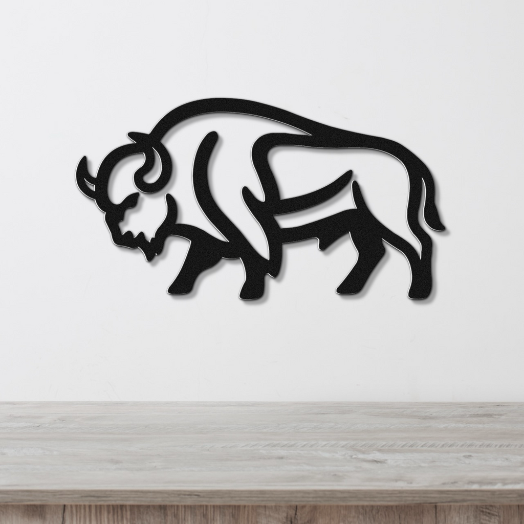 Buffalo Metal Wall Art