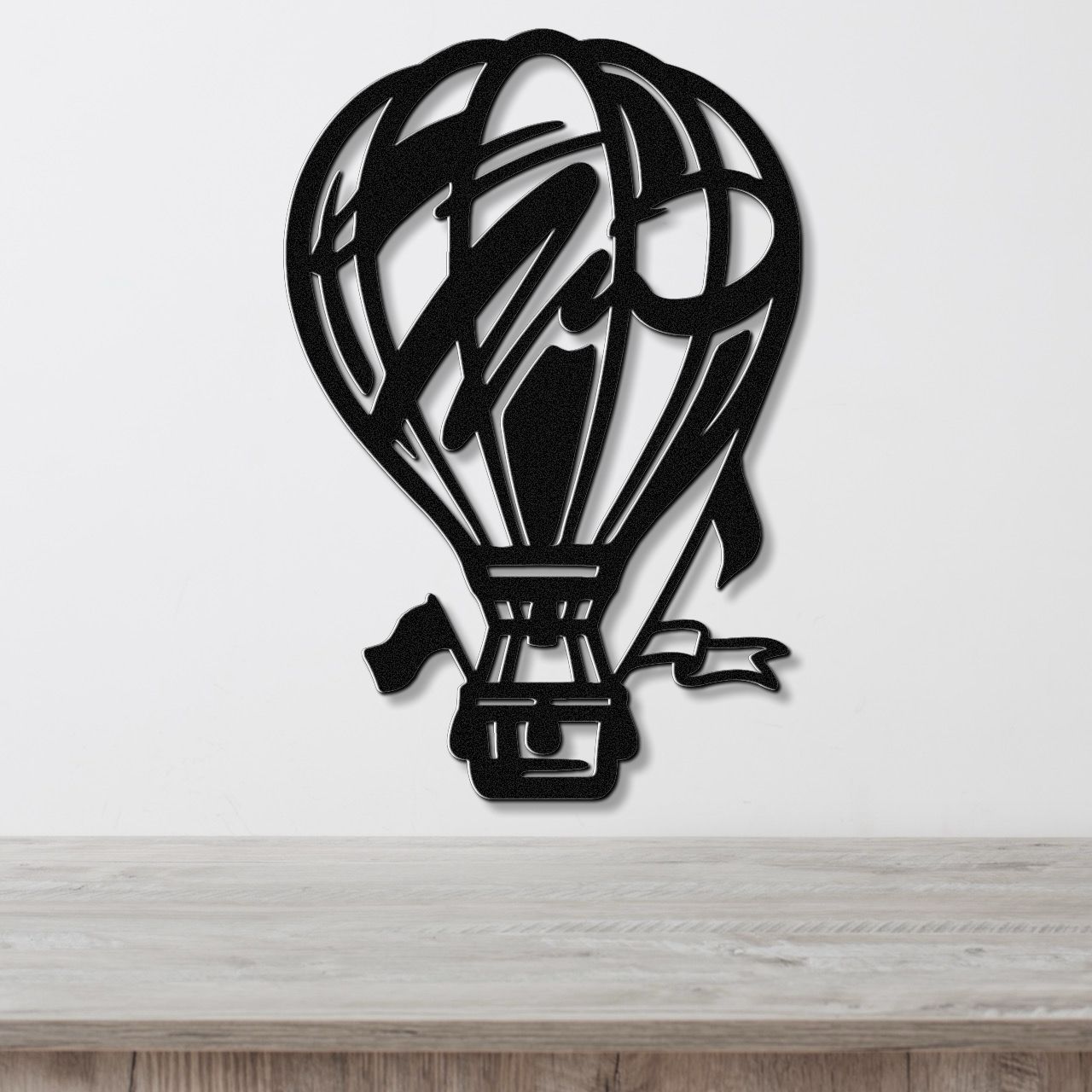 Hot Air Balloon Metal Wall Art