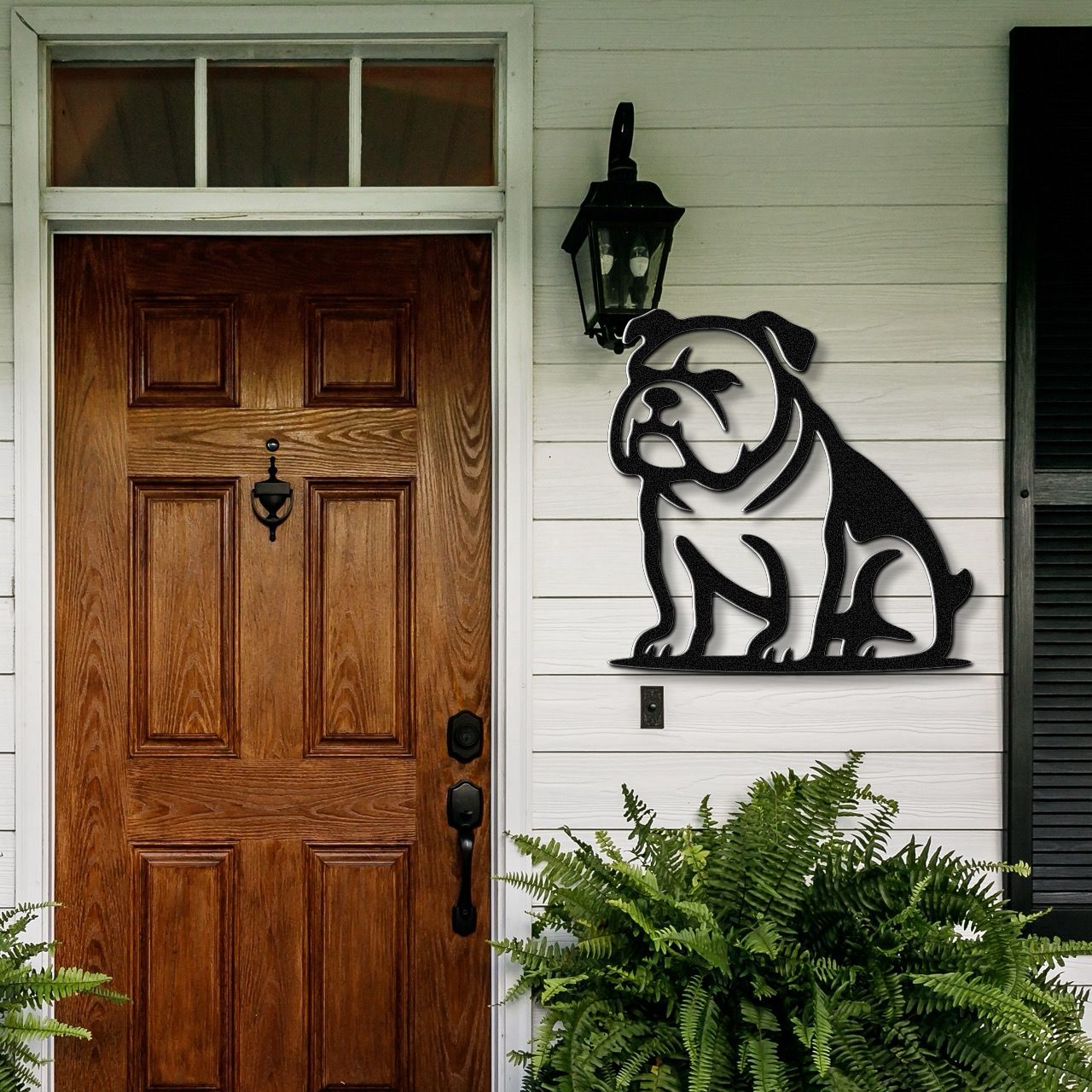 Bulldog Metal Wall Art