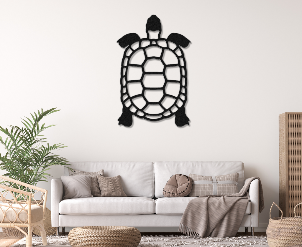 Tortoise Metal Wall Art