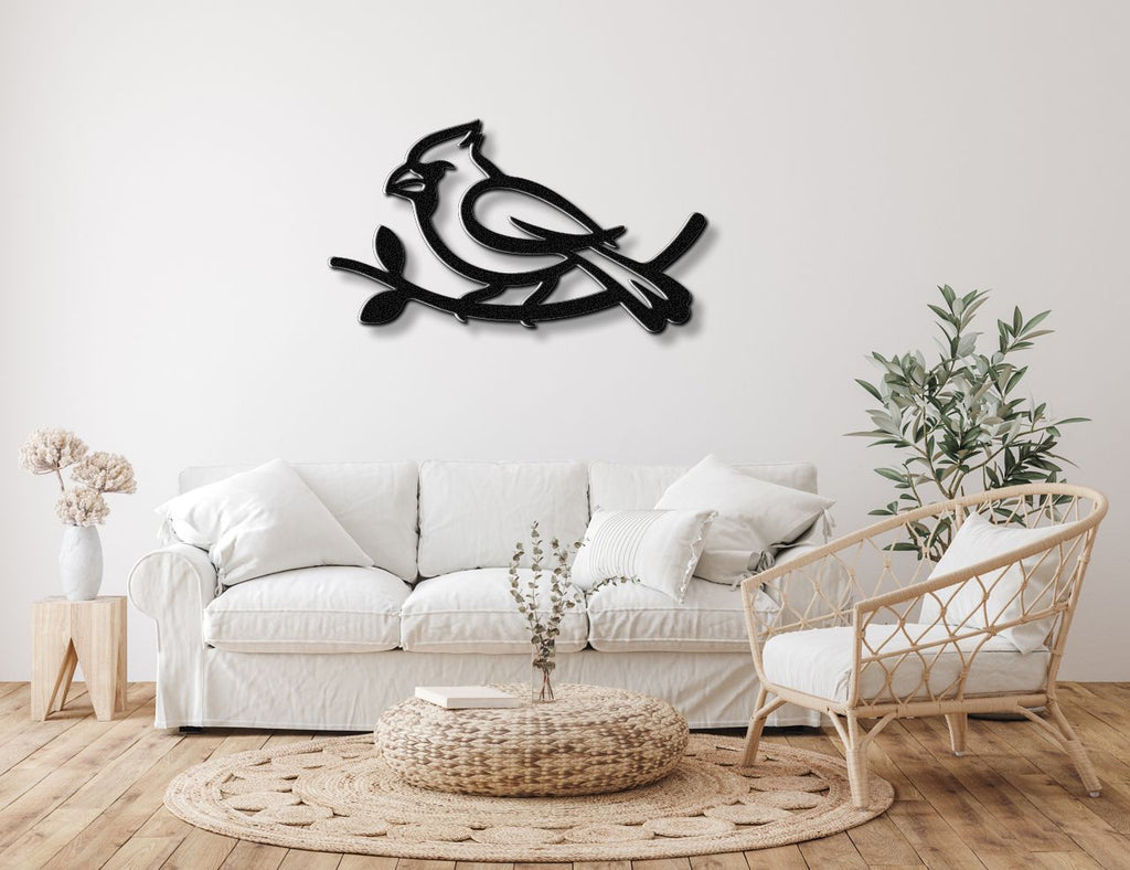 Cardinal Metal Wall Art
