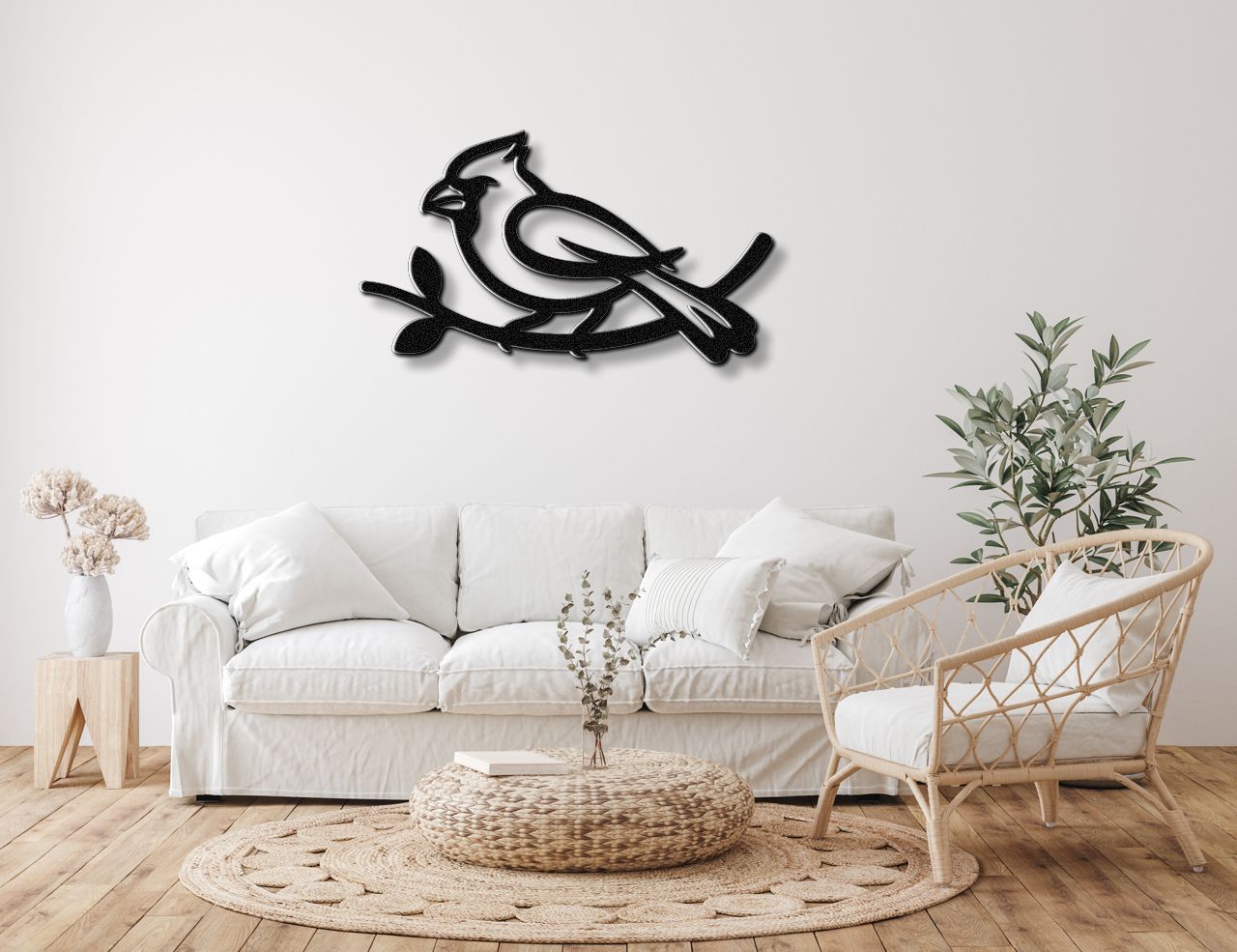 Cardinal Metal Wall Art