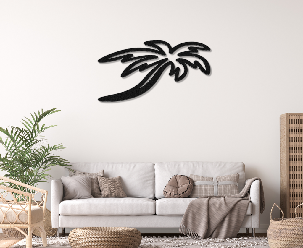Palm Tree Metal Wall Art