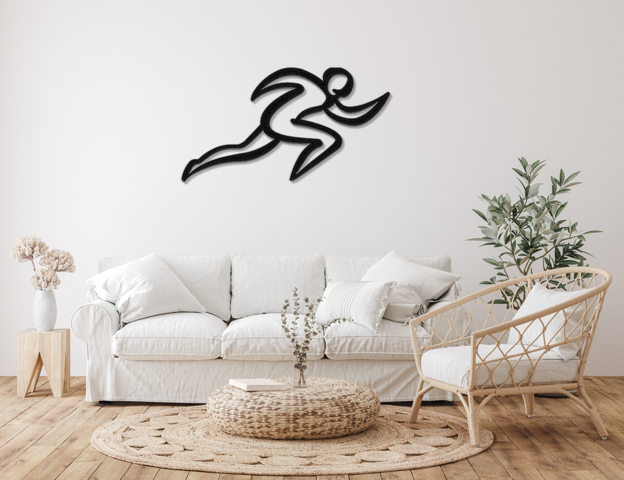 Runner Metal Wall Art