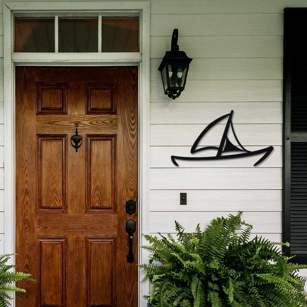 Sailboat Metal Wall Art