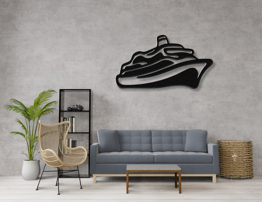 Cruise Ship Metal Wall Art
