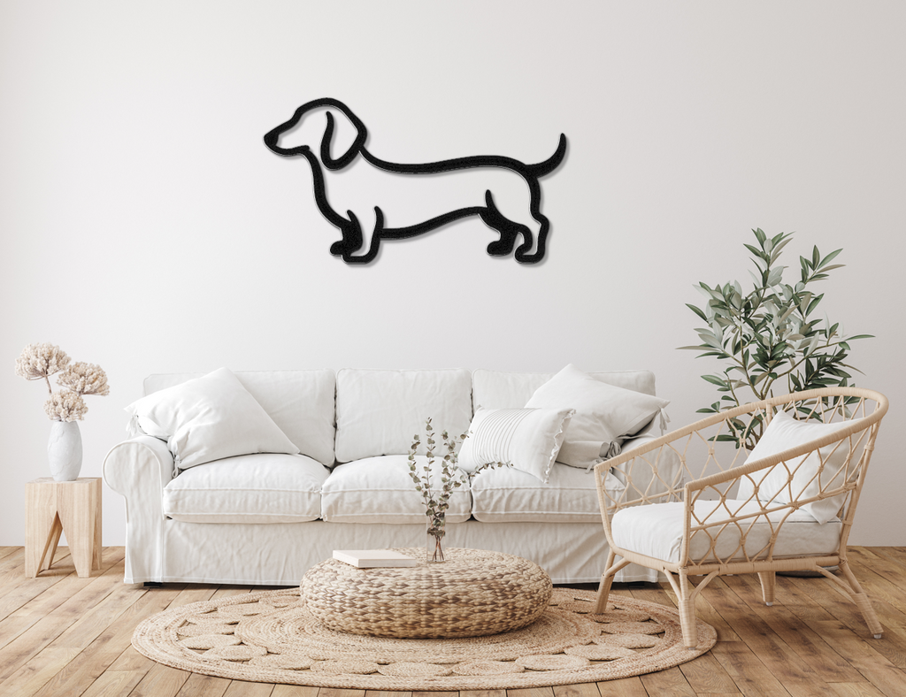 Dachshund Metal Wall Art