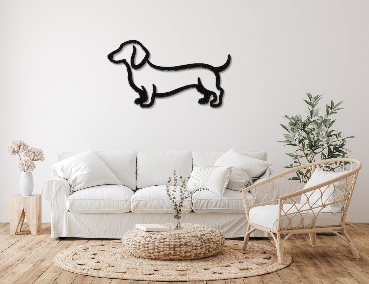 Dachshund Metal Wall Art