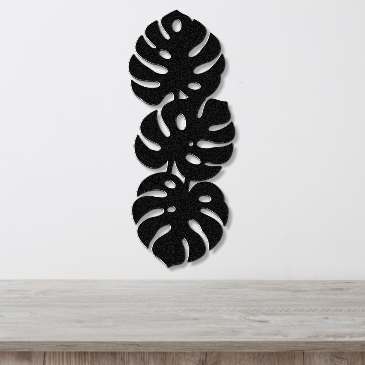 Monstera Plant Metal Wall Art