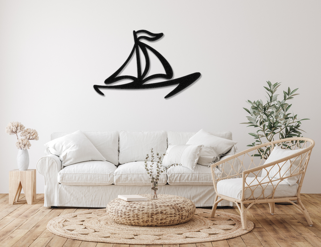 Sailboat Metal Wall Art