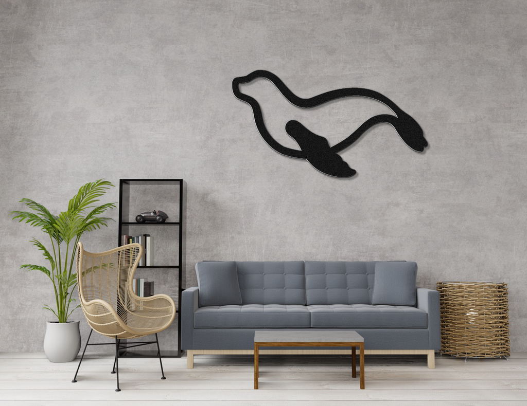 Sea Lion Metal Wall Art
