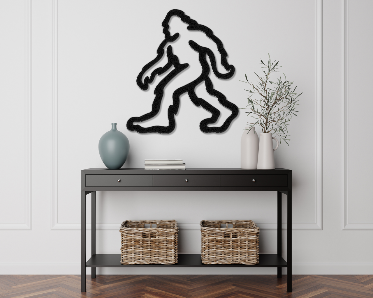 Bigfoot Metal Wall Art