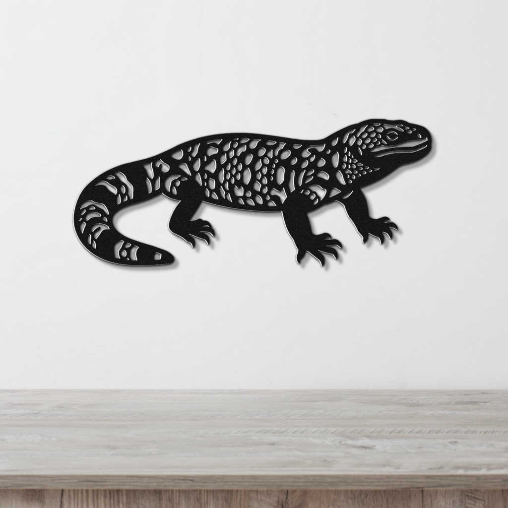 Gila Monster Metal Wall Art