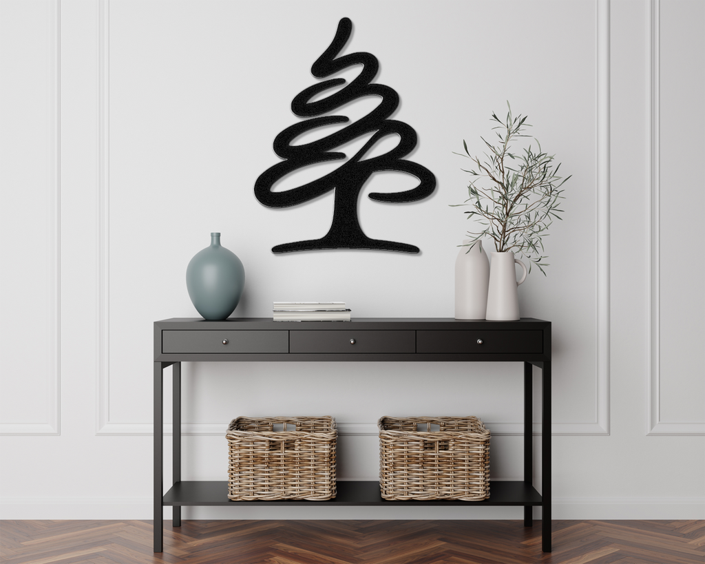 Pine Tree Metal Wall Art