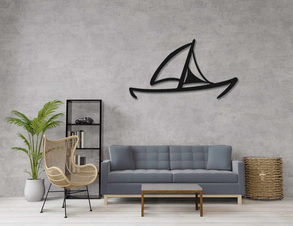 Sailboat Metal Wall Art