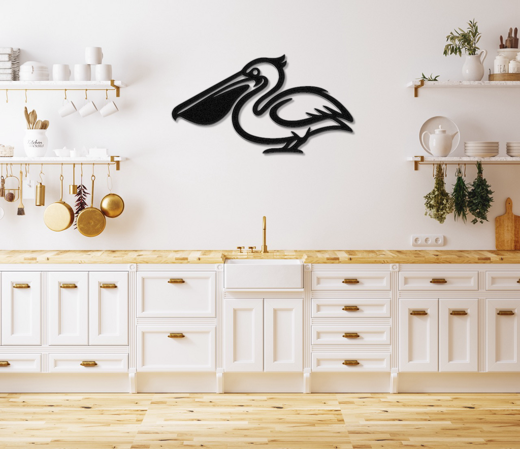 Pelican Metal Wall Art